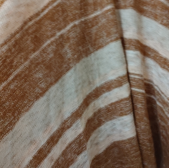 Free People Boho Striped Oversized Wrap/Cardigan~ Size L - Picture 10 of 13